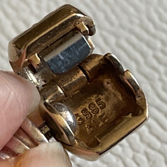 Pandora two ton bracelet 14k solid gold clasp - Picture 6 of 6